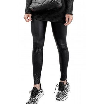Faux Leather Stretchy Tight Leggings